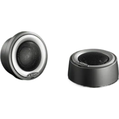 Par de Tweeters Marinos de Componentes / 1 in (25 mm) / Diafragma Domo de Seda / 75 W RMS / 4 Ω / 91 dB a 1 W/1 m / 4.8 kHz–25 kHz (±3 dB) / Filtro Pasa-Altas Externo de Tercer Orden / Protección Electrónica Automática / Montaje Empotrado o Superfi