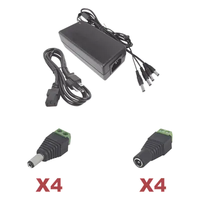 Fuente de poder EPCOM POWERLINE K2PLK12DC4CH de 12 VCC y 4 canales