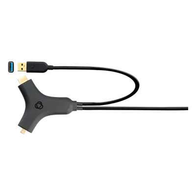 Adaptador Activo Multi-Formato / HDMI + USB 3.2 a USB-C / 4K@30Hz 4:4:4 / 60W PD / Cable 2.7 m (8.85 ft)