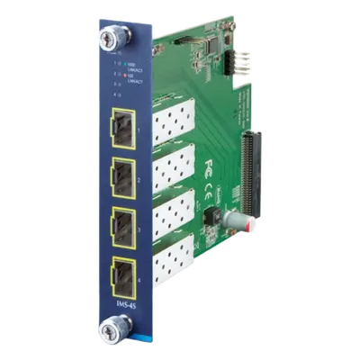 Módulo de Expansión / 4 Puertos SFP / 100/1000X / Diseño Modular / Entornos Industriales
