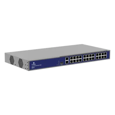 MDU Triple-mode PON (GPON/XGPON/XGSPON) / 24 Puertos PoE 802.3at Gigabit /  1 Puerto PON