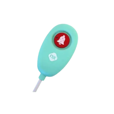 Pulsador de alarma para terminal de cama / Sumergible IP66 / LED de aviso / Desconexión de cable alarma / Silicona antibacteriana / Cable 3 m (9.84 ft)