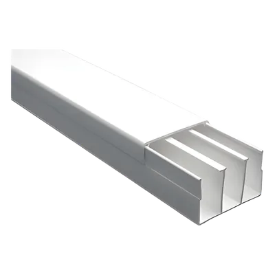 Canaleta THORSMAN TEK-62-ST de PVC autoextinguible, 40 x 62 mm