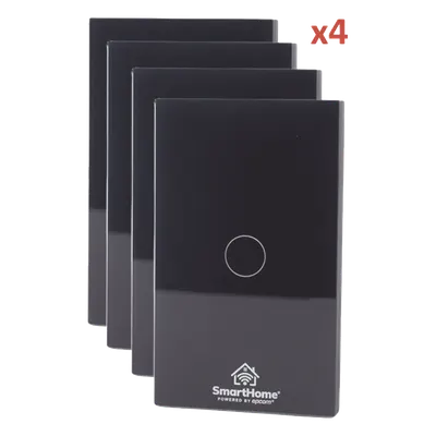 Kit de apagadores inteligentes SMARTHOME BY EPCOM SH411W4K con WiFi