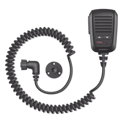 Micrófono de Mano VHF / Conector 12 Pines / Navegación de Canales / Acceso Emergencia 16/9 / Diseño Ergonómico