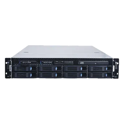 NVR empresarial / 64 canales IP / 4K / 64 TB incluidos / RAID 1-5-6-10 / Windows 10 IoT Enterprise / Fuente redundante