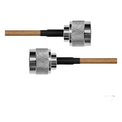Jumper de 180 cms. con Cable Coaxial RG-142/U y Conectores N Macho a N Macho.
