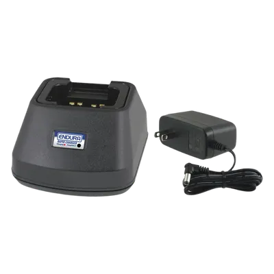 Cargador rápido de escritorio / 100-240 VCA / 1 posición / Compatible 20+ modelos de radio / UL listado