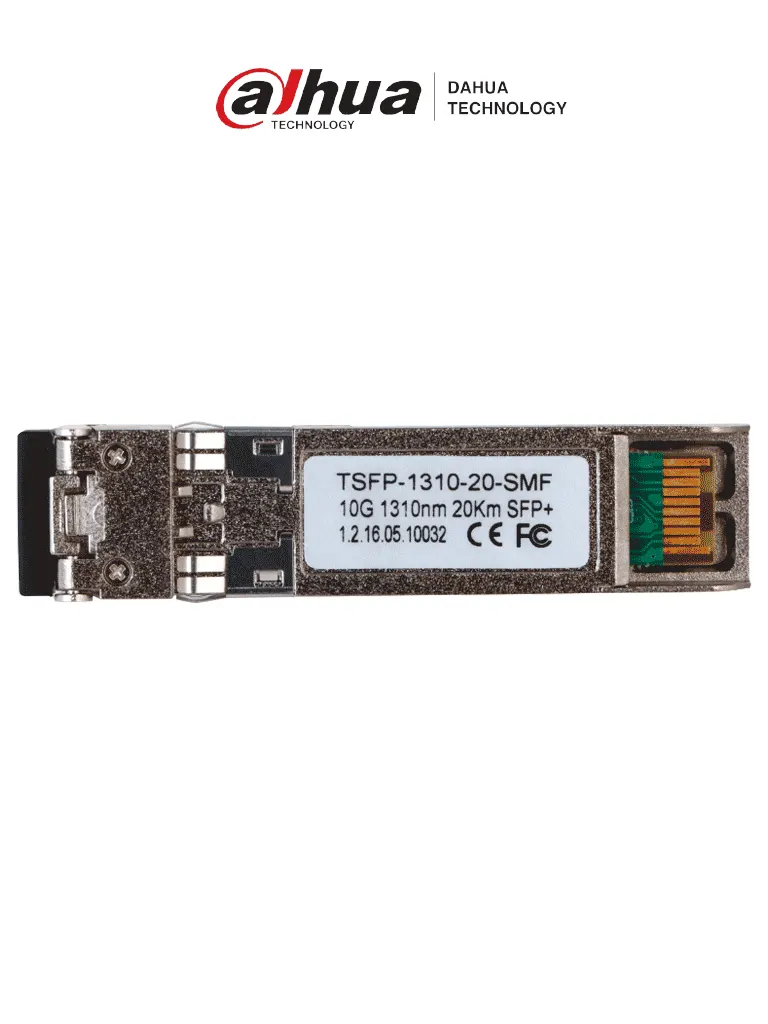 Módulo óptico DAHUA TSFP-1310-20-SMF para enlaces de hasta 20 km
