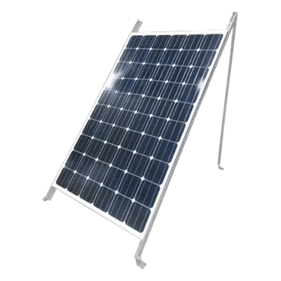 Montaje de Piso para 1 Módulo Solar (Ver compatibilidad). Galvanizado Electrolítico.