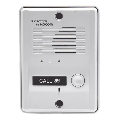 Frente de calle KOCOM MS-2D metálico para audio portero exterior
