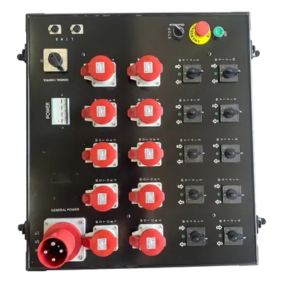 Controlador de Polipastos / 10 Canales Independientes / Control Directo Trifásico 110V / Rack Touring Grade