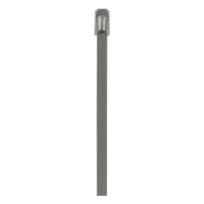Brida de Acero Inoxidable / 201mm (7.9") largo / 4.6mm ancho / Tipo 304 / Paquete 100 pz