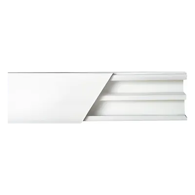 Canaleta de PVC THORSMAN TMK-1020-CD con división interna, 20 x 10 mm