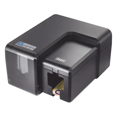 Impresora de Tarjetas / Inyección de Tinta Térmica / 600 x 1200 dpi / Borde a Borde / Una Cara / CR80