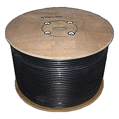 Cable Coaxial de Baja Pérdida / 50 Ohm / 152.4 m (500 pies) / LMR400 / Doble Blindaje / Intemperie