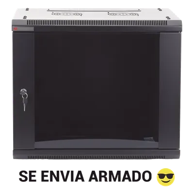 Gabinete de pared PRECISION PSTC-06-645-BDP de 6 UR y 19 pulgadas