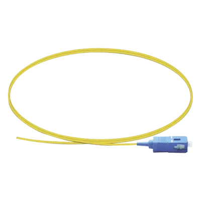 Pigtail de Fibra Óptica / Monomodo G.652D / SC/UPC / Simplex / 1 Metro (3.28 Pies) / Buffer 0.9 mm