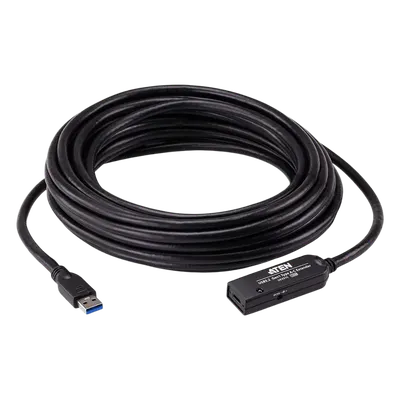 Cable extensor USB 3.2 Gen1 / 10 m / 32.8 ft / 5 Gbps / USB-C hembra con tornillos