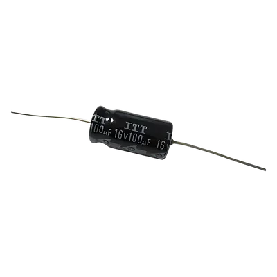 Capacitor Electrolítico / 100 µF / 16 VCC / Montaje Compacto