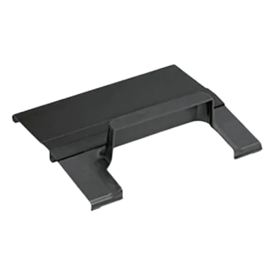 Tapa de Bajada Vertical / Para Canaleta 12x4 / Radio de Curvatura 50.8 mm / 2 in / ABS Negro / 13.6 x 12.5 x 4.9 in