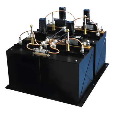Combinador en Rack 19" / 380-400 MHz / 6 Canales / 100 kHz Separación / N Hembras / 150W / 2.3 dB Pérdida