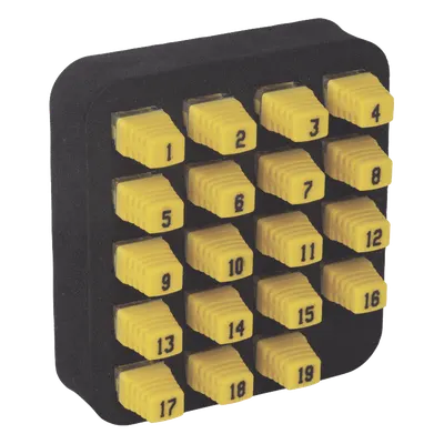 Kit de Mapeo de Red / RJ45 / 19 Ubicaciones Simultáneas / 3.6 cm x 7.6 cm x 8.4 cm / 54 g