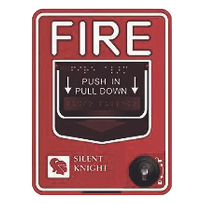 Estación Manual de Emergencia SILENT KNIGHT SKPULLDA, LED Bicolor y Doble Acción