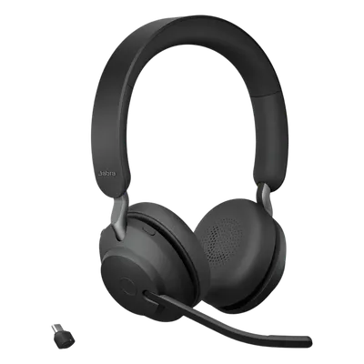 Audífono estéreo inalámbrico Jabra Evolve2 65 con ANC y USB-C