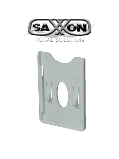 Porta tarjetas SAXXON ASRCH con adhesivo 3M para tarjetas de PVC