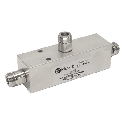 Separador RF / 8 dB / 350-5930 MHz / 500 W / PIM -161 dBc / IP67 / Conectores 4.3-10