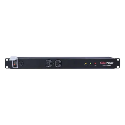 Supresor de Picos Rack 1U / 12 Salidas NEMA 5-20R / 1800J / 20A / 120V AC / Cable 4.5m (15 ft)