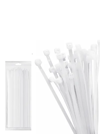 Cincho de nylon OEM LMG-SZS-3X100 blanco, bolsa con 100 piezas