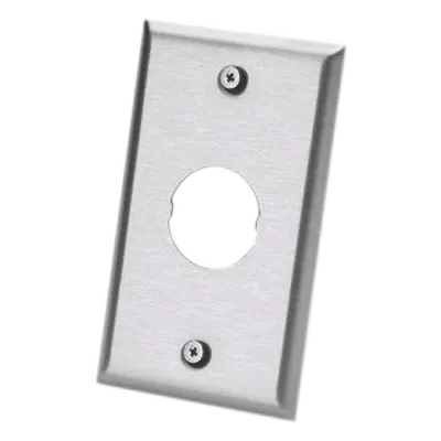 Placa de pared industrial PANDUIT IAEFP1 de acero inoxidable