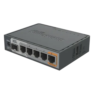 Router / Dual Core 880 MHz / 5x Gigabit / SFP 1.25 Gbps / PoE In/Out / 256 MB RAM