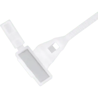 CINCHOS DE 4.8 X 250 MM BLANCOS CON ESPACIO PARA MARCAR PAQUETE DE 100 PIEZAS (LP-MCT-48250-W)