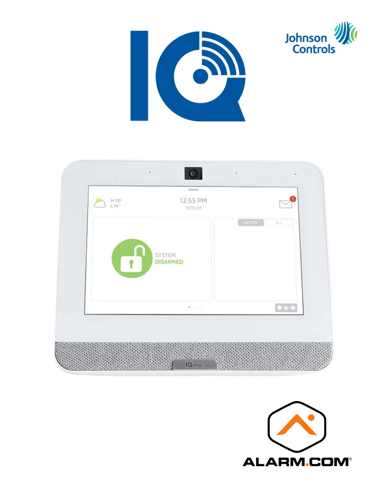 Panel de alarma QOLSYS IQP4358 con pantalla táctil de 7 pulgadas