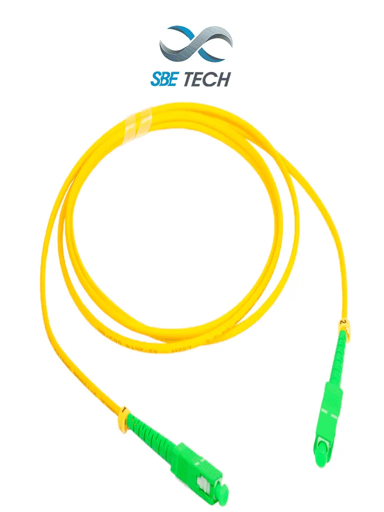 SBE TECH SBE-JUSCAPCSCAPC1MSM - Jumper SC/APC a SC/APC, monomodo, 1 metro