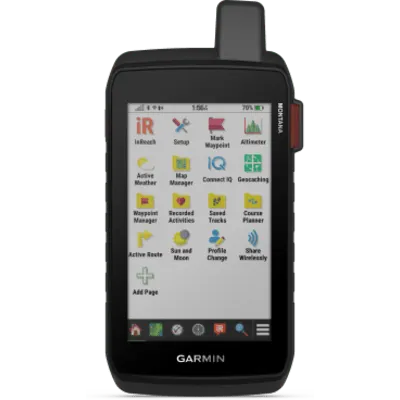 GPS Navegador Satelital Táctico Montana® 710i / Pantalla Táctil WVGA 5" / Mapas TopoActive y City Navigator / Batería 24h GPS / IPX7 / MIL-STD-810 / Mensajería Satelital inReach / 32 GB
