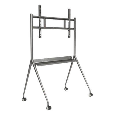 Soporte de Piso Móvil / Pantallas 86" y 98" / VESA 400x200 a 600x400 / Carga 135 kg / Estructura Metálica