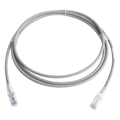 Patch cord SIEMON MC6-07-04B Cat6 UTP gris de 2.13 m