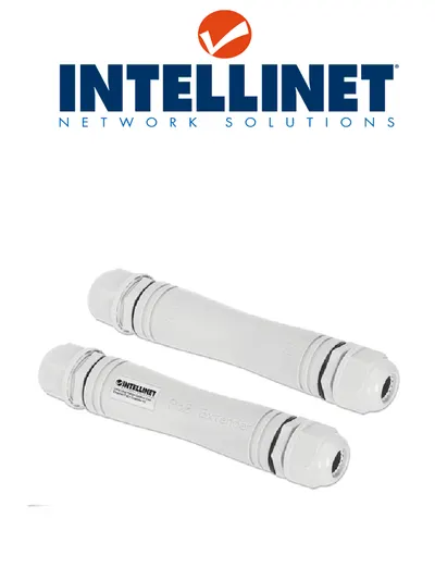 INTELLINET 561952 - Extensor PoE de  hasta 1000 m / 30W maximo/ Para exteriores IP67 / Ideal para instalaciones de camaras IP /