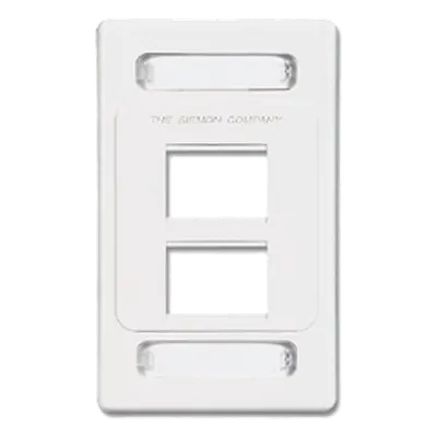 Placa de Pared Modular / 4 Salidas / MAX / Compatible Z-MAX Blindados / Color Blanco