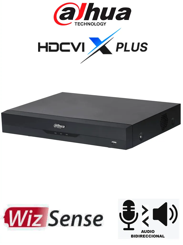DVR Dahua DH-XVR5116H-4KL-I3/T de 16 canales con funciones WizSense