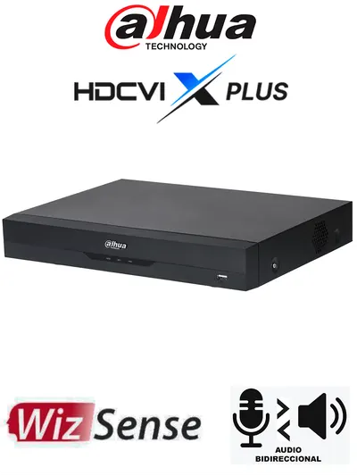 DVR Dahua DH-XVR5116H-4KL-I3/T de 16 canales con funciones WizSense