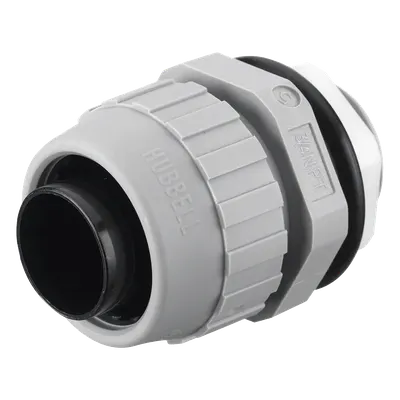 Conector Recto / Nylon / 3/4 in / Liquidtight Polytuff / UL50 Tipo 4X, 12, 13 / -34°C a 107°C (-30°F a 225°F)