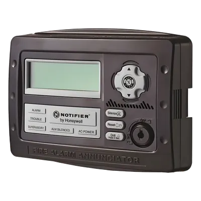 Anunciador Serial LCD NOTIFIER N-ANN-80, 80 Caracteres, Control con Llave