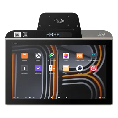 Terminal POS SUNMI D3MINI con pantalla de 10.1” e impresora térmica