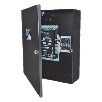 Panel de Control de Acceso para Elevador / 1 Ascensor / 2 Lectoras / 8 Pisos / 12 VCC / Gabinete Incluido