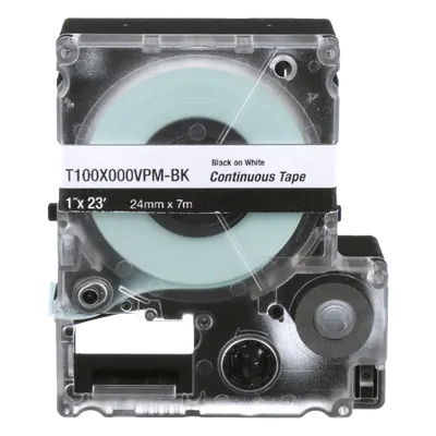 Cinta continua de vinilo PANDUIT T100X000VPM-BK de 24 mm